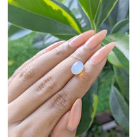 1.58 Ct. Multi Color Cabochon White Opal from Ethiopia Life Style