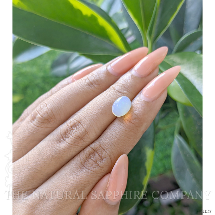 1.58 Ct. Multi Color Cabochon White Opal from Ethiopia