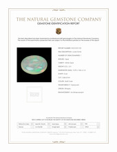 2.51 Ct. Multi Color Cabochon White Opal from Ethiopia Scan Report