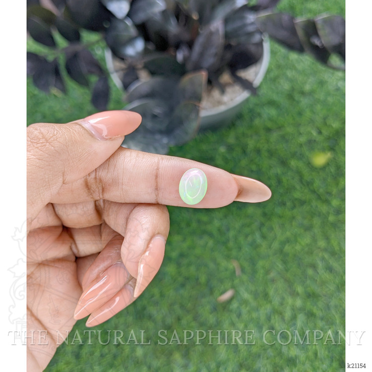2.07 Ct. Multi Color Cabochon White Opal from Ethiopia