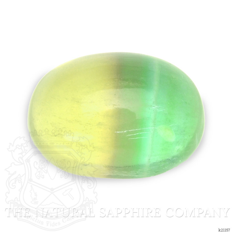 11.58 Ct. Bi Color Cabochon Fluorite from Ceylon (Sri Lanka)