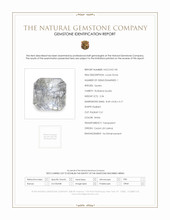 2.34 Ct. White Rutilated Quartz from Ceylon (Sri Lanka) Scan Report