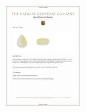 6.28 Ct. Cabochon Agate from Brazil Appraisal