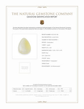 6.28 Ct. Yellow Cabochon Agate from Brazil Scan Report