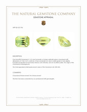 1.53 Ct. Chrysoberyl from Madagascar Appraisal