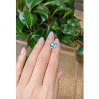 4.73 Ct. Aquamarine from Brazil Life Style