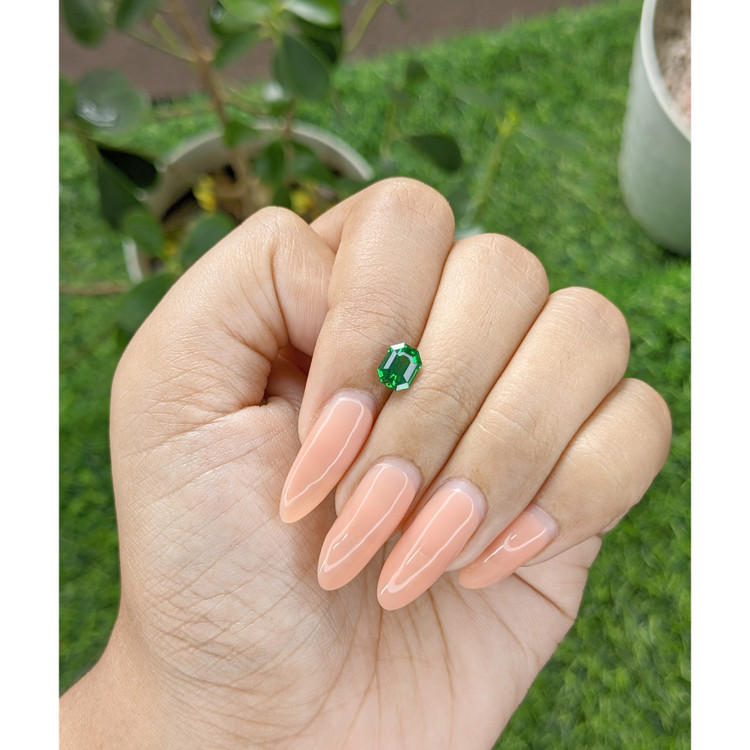 1.05 Ct. Tsavorite Garnet from Tanzania