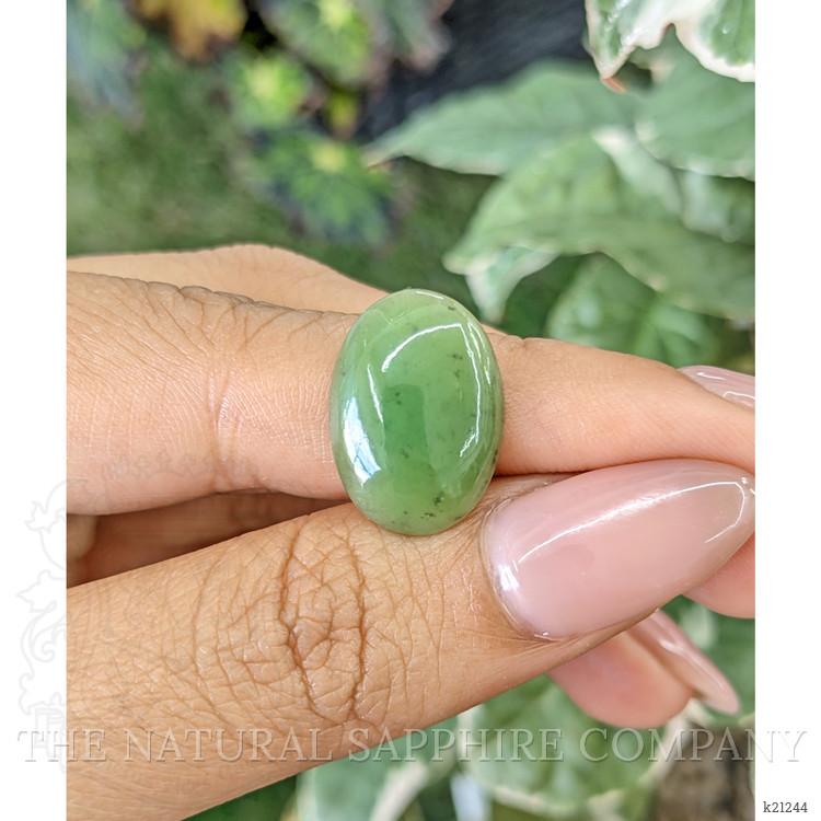 6.64 Ct. Cabochon Jade from Burma (Myanmar)