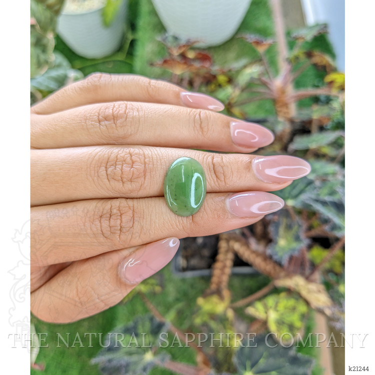 6.64 Ct. Cabochon Jade from Burma (Myanmar)