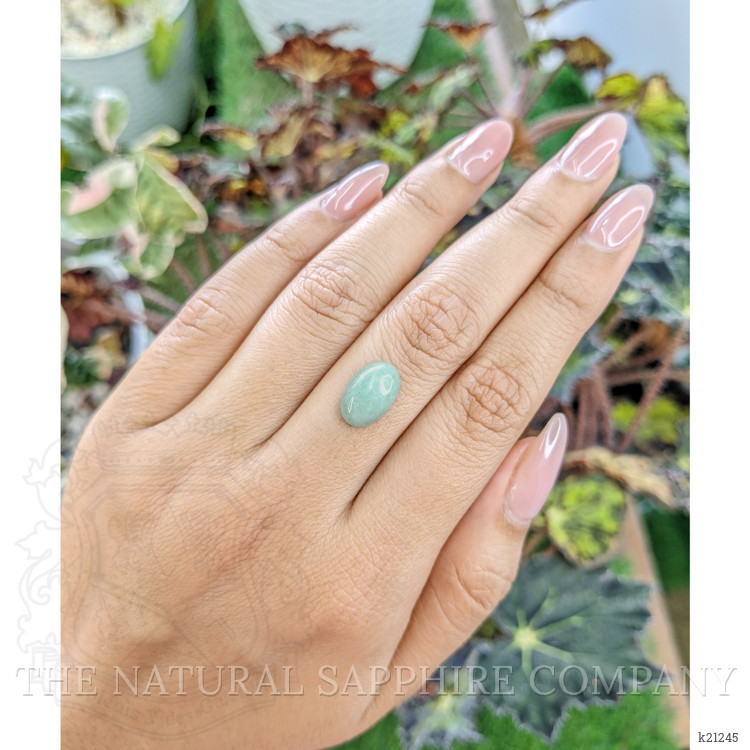 3.66 Ct. Cabochon Jade from Burma (Myanmar)