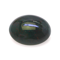 7.32 Ct.Tw. Oval Bloodstone (Heliotrope)