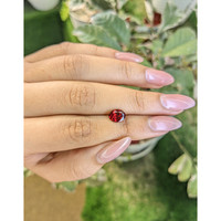 1.64 Ct. Rhodolite Garnet from Ceylon (Sri Lanka) Life Style