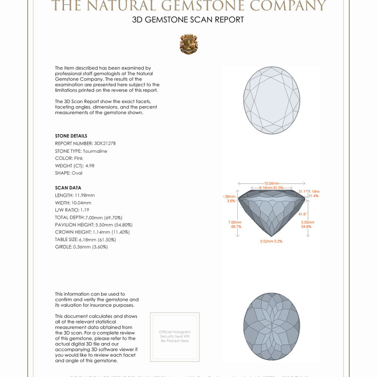 4.98 Ct. Tourmaline from Mozambique