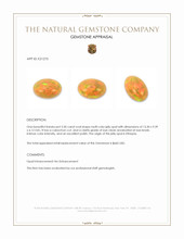 3.30 Ct. Cabochon Jelly Opal from Ethiopia Appraisal