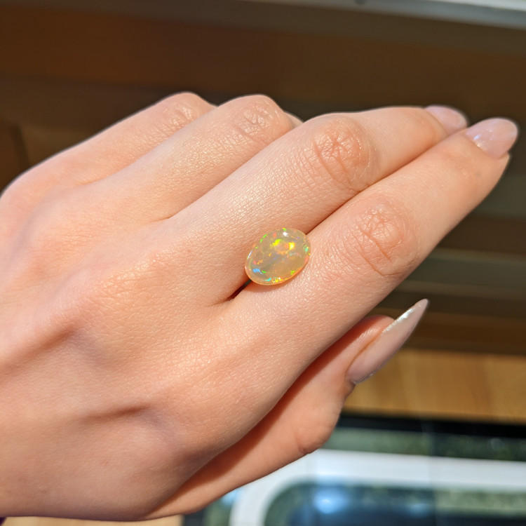 3.30 Ct. Cabochon Jelly Opal from Ethiopia