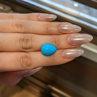 7.34 Ct. Cabochon Turquoise from USA Life Style