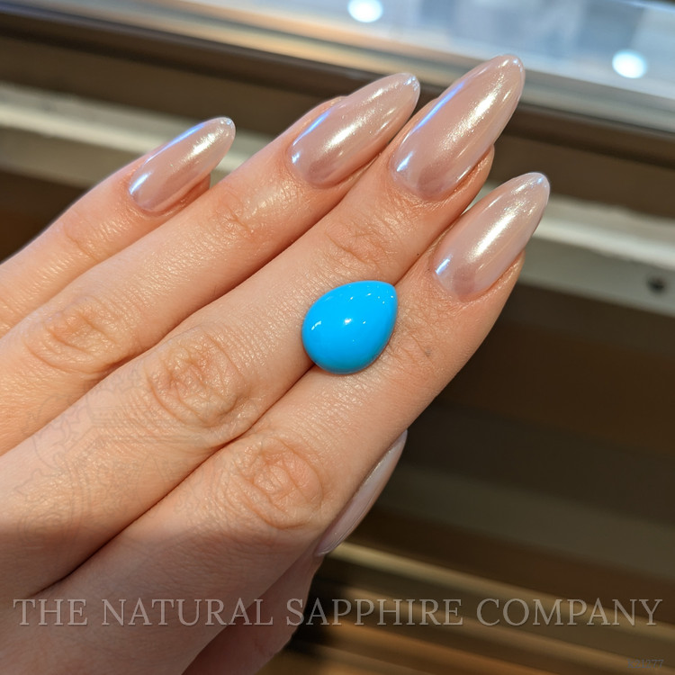 7.34 Ct. Cabochon Turquoise from USA