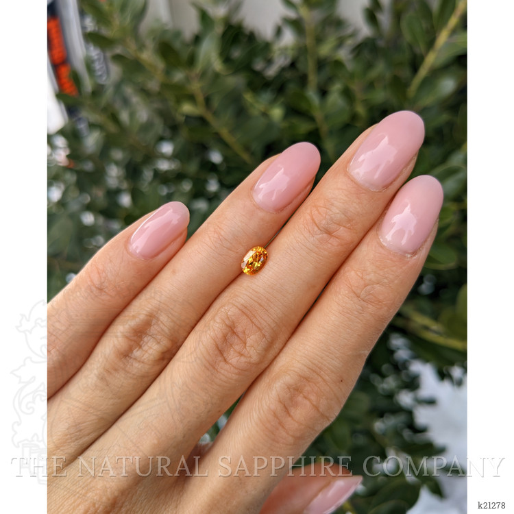 0.75 Ct. Spessartite Garnet from Ceylon (Sri Lanka)