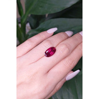 5.04 Ct. Rubellite Tourmaline from Mozambique Life Style