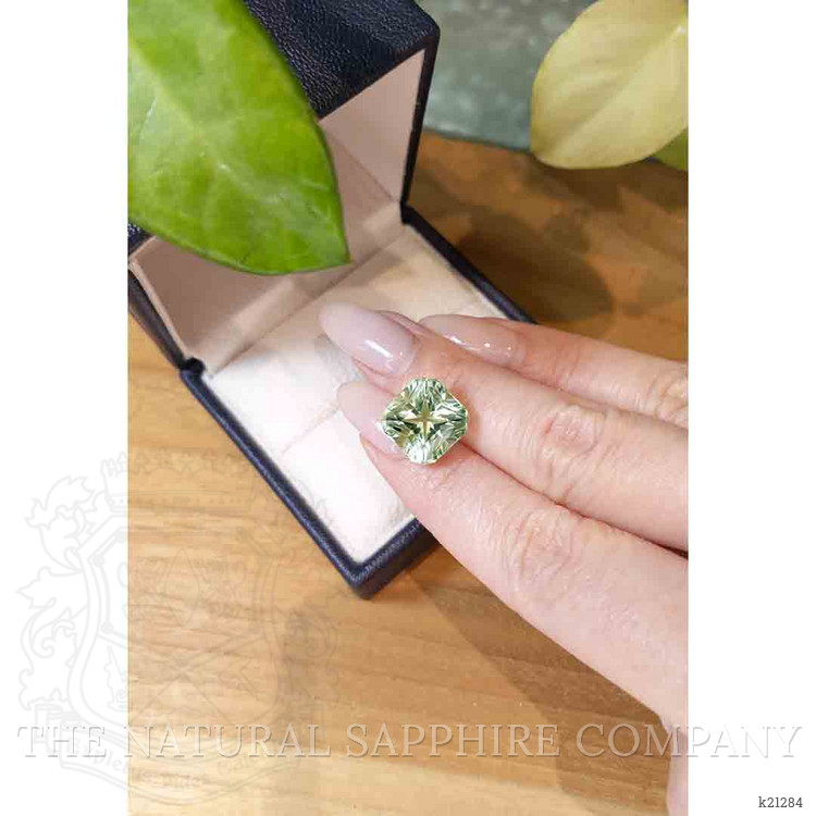 11.06 Ct. Prasiolite from Brazil