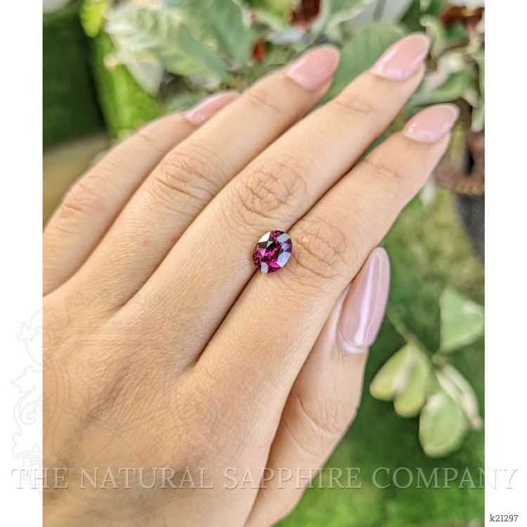 2.00 Ct. Rhodolite Garnet from Ceylon (Sri Lanka)