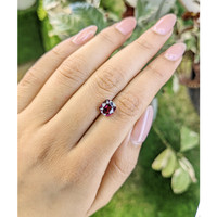 2.41 Ct. Rhodolite Garnet from Ceylon (Sri Lanka) Life Style