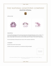 4.00 Ct. Kunzite from Afghanistan Appraisal