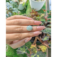 7.02 Ct. Cabochon Jade from Burma (Myanmar) Life Style