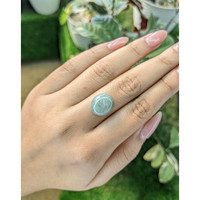 7.02 Ct. Cabochon Jade from Burma (Myanmar) Life Style