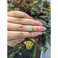 5.31 Ct. Cabochon Jade from Burma (Myanmar) Life Style