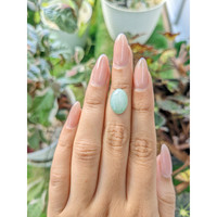 5.55 Ct. Cabochon Jade from Burma (Myanmar) Life Style