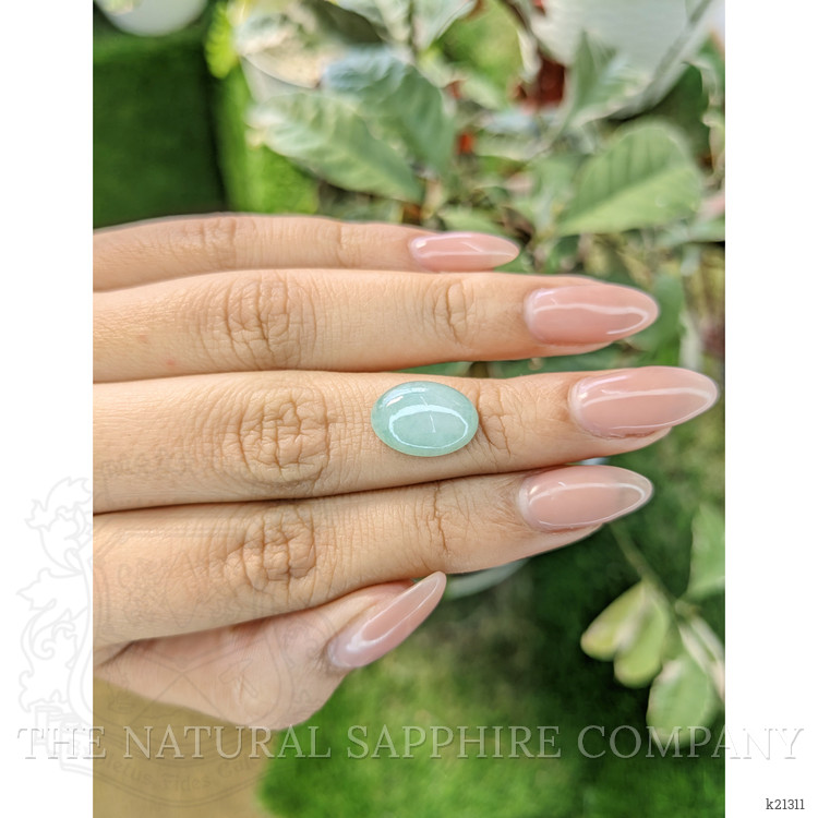 5.55 Ct. Cabochon Jade from Burma (Myanmar)