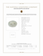 5.89 Ct. Grey Cabochon Jade from Burma (Myanmar) Scan Report