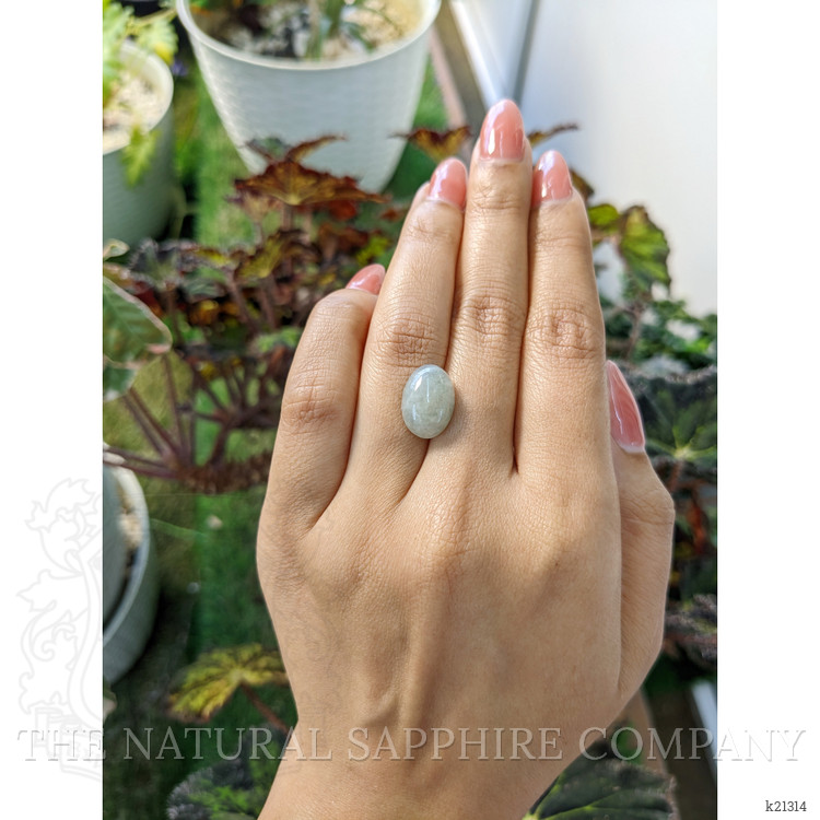 5.89 Ct. Cabochon Jade from Burma (Myanmar)