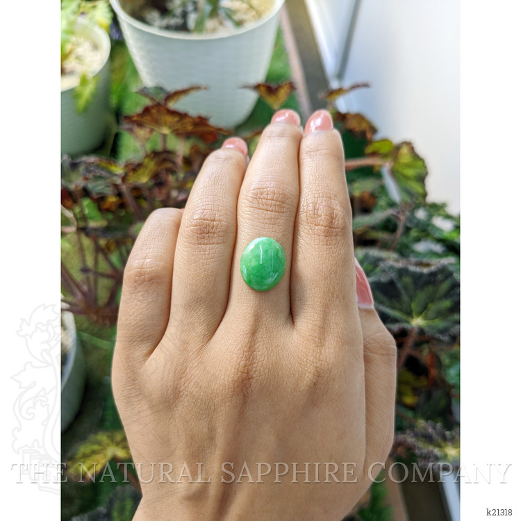 5.09 Ct. Cabochon Jade from Burma (Myanmar)