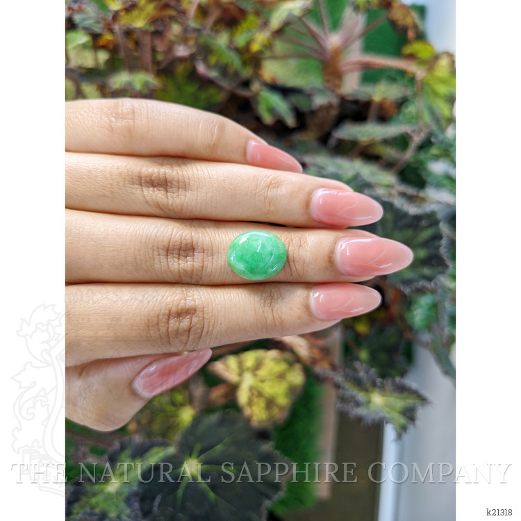 5.09 Ct. Cabochon Jade from Burma (Myanmar)