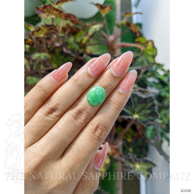 5.09 Ct. Cabochon Jade from Burma (Myanmar)