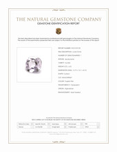 6.52 Ct. Purplish Pink Kunzite from Afghanistan Scan Report