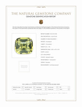 1.84 Ct. Chrysoberyl from Tanzania Scan Report