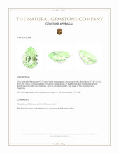 1.19 Ct. Chrysoberyl from Tanzania Appraisal