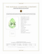 1.19 Ct. Chrysoberyl from Tanzania Scan Report