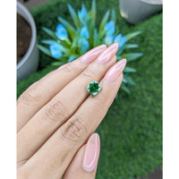 2.43 Ct. Tsavorite Garnet from Tanzania Life Style