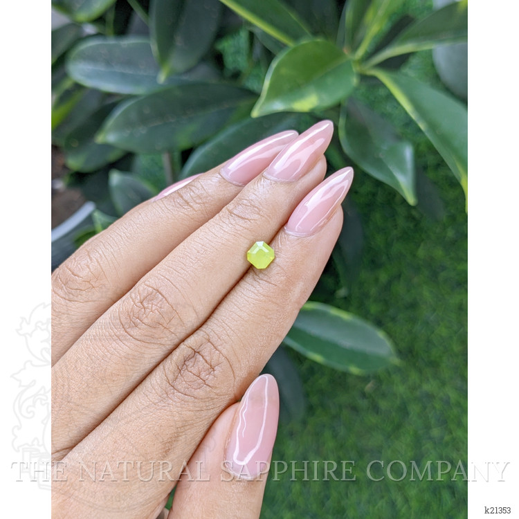 0.81 Ct. Yellowish Green Chrysoberyl from Tanzania