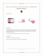 2.16 Ct. Tourmaline from Mozambique Appraisal