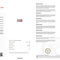 1.26 Ct. Tourmaline from Mozambique Scan Report