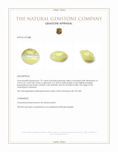 1.97 Ct. Cabochon Chrysoberyl from Tanzania Appraisal