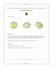 1.52 Ct. Cabochon Chrysoberyl from Tanzania Appraisal