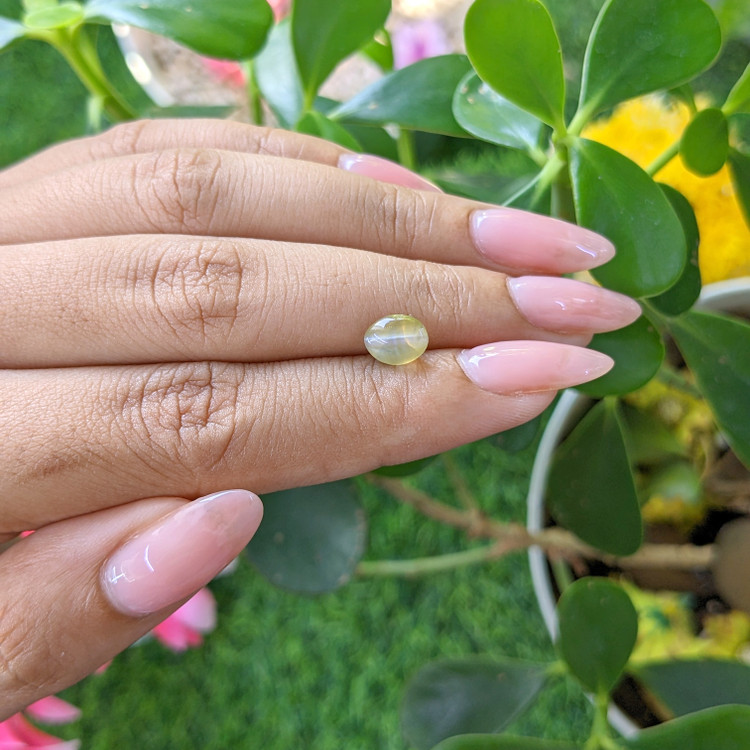 1.68 Ct. Cabochon Chrysoberyl from Tanzania