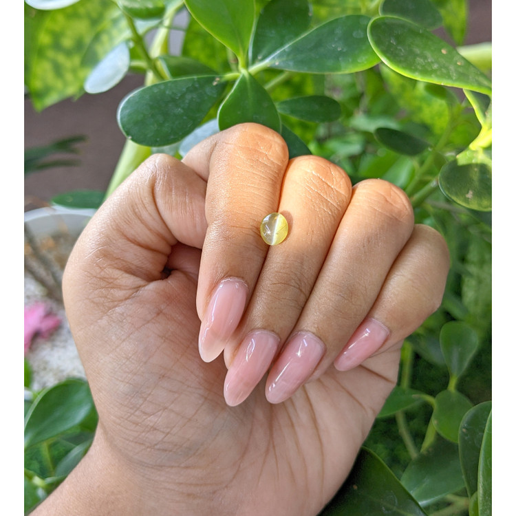 1.59 Ct. Cabochon Chrysoberyl from Tanzania