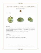 1.67 Ct. Cabochon Chrysoberyl from Tanzania Appraisal